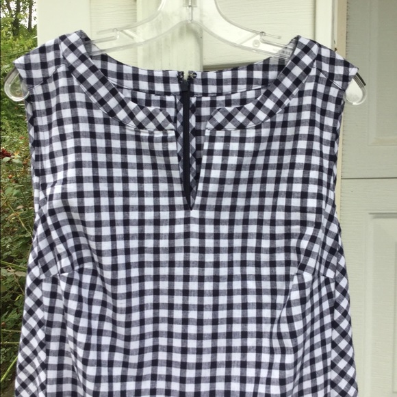 talbots gingham dress